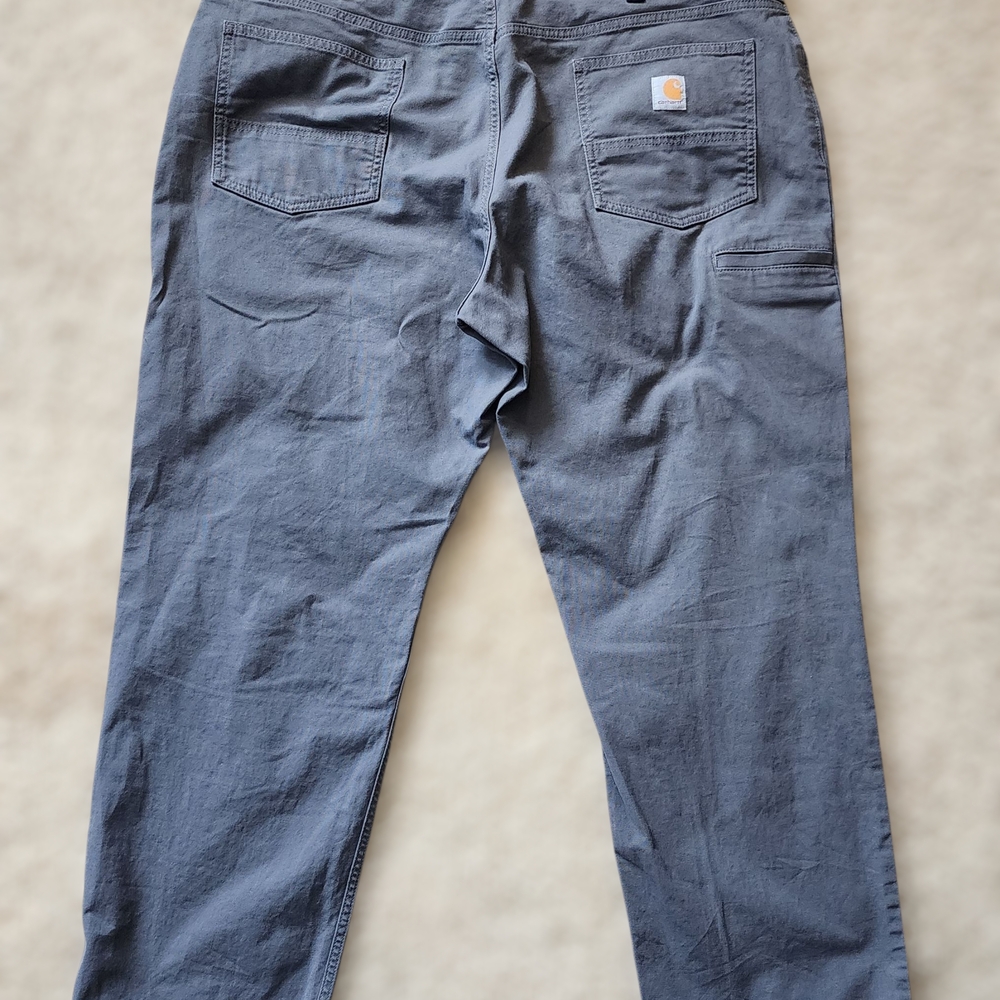 Carhartt Men's Relaxed Fit Work Pants Gray/Slate Size 42 x 30
